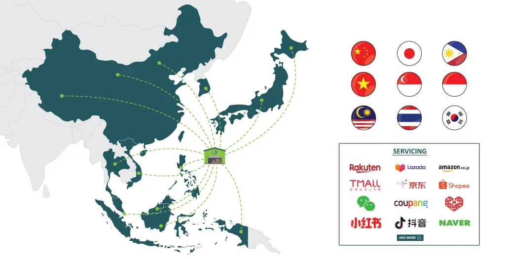 WPIC Tmall Partner map